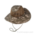 Chapeau de seau en polyester de camouflage